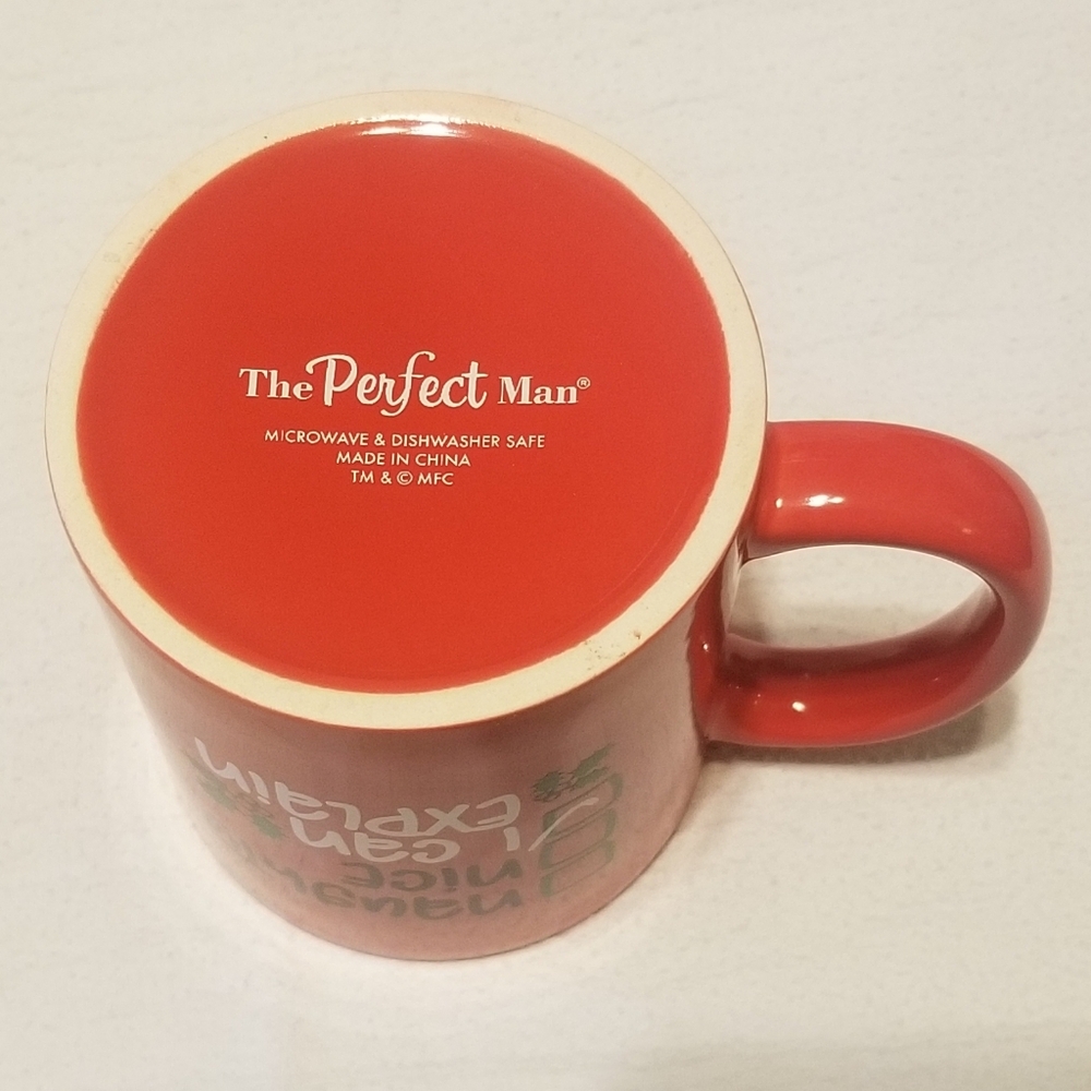 EUC 'I Can Explain' red humorous Christmas mug - Picture 3 of 4